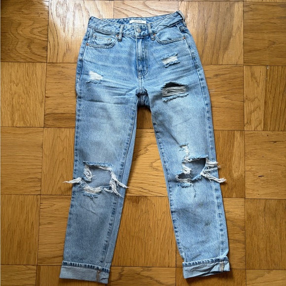 PacSun High Rise Distressed Blue Jeans - Picture 2 of 4